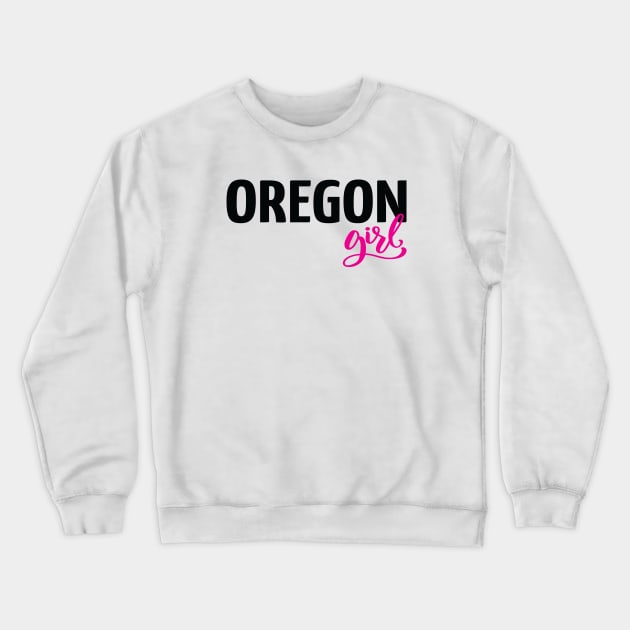 Oregon Girl Crewneck Sweatshirt by ProjectX23Red